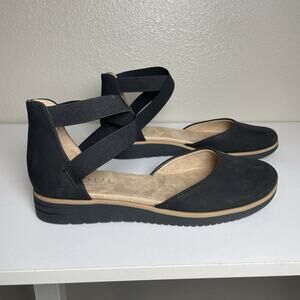 Soul Naturalizer Intro Flat Women's Black Slip On Strap Shoes Size 8.5 M